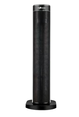 Ecohouzng - Whisper Quiet Portable Ceramic Tower Heater and Fan