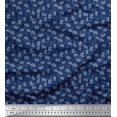 thumbnail image 1 of Soimoi Polyester Crepe Fabric Floral Block Decor Fabric Printed Yard 52 Inch Wide, 1 of 3