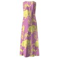 thumbnail image 4 of SMihono Robe d'Été Grande Taille pour Femmes 2023 Sans Manches à Col Ras du Cou avec Poche à Fleurs Vintage à Grande Ampleur, 4 of 5