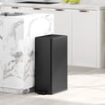 thumbnail image 2 of HOMCOM 5.3gal Garbage Bin, Kitchen Trash Can with Soft-close Lid, Black, 2 of 10