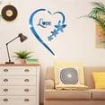thumbnail image 2 of VogueV Heart-Shaped Acrylic Mirror Wall Sticker - Bedroom Vanity Decor D, 2 of 5