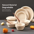 thumbnail image 3 of Contenants de Rangement Solutions de Rangement pour la Cuisine et les Espaces de Vie – Bols en Papier Compostables Bols Biodégradables Jetables pour Aliments Chauds et Froids Bols Robustes en Canne à Sucre Vaisselle, 3 of 3