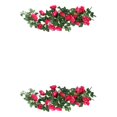 thumbnail image 2 of stanreset 1/2/3/5 Artificial Flower Plant Fake Vine Roses Simulation Rose Self-Assembly Party Balcony Garden Restaurant Living Room Garland Rose Red 2PCS, 2 of 6