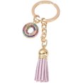 thumbnail image 1 of 26 Letters A-Z Decorative Alphabet Initial Charm Keychain for Women Girls Men Teenager Gift, 1 of 2