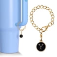 thumbnail image 2 of Letter Charm Cup Handle Initial ID Identification Accessory Unique Thoughtful Idea For Valentine Birthday Anniversary Customizable Drinkware, 2 of 6