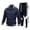 Navy, variant on Ediodpoh Men's 2025 Sweat Suit 2 Piece Outfit Casual Contrast Sports Jogging Tracksuits Set Men's Suits Green XL