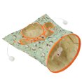 thumbnail image 3 of Cat Tunnel Toy Ring Paper Cat Tunnel Ring Paper Pet Tunnel Cat Tunnel Cat Tunnel Toy Collapsible 3 Layers Paper Ring Pet Tunnel With Plush Ball And Folding Plush Mouse For Pets, 3 of 8