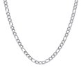 thumbnail image 1 of Collier Chaîne Figaro pour Homme 20 Pouces en Acier Inoxydable - 8 mm, 1 of 4