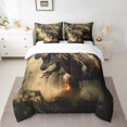 thumbnail image 2 of YST Dinosaur 7-Piece Bed in a Bag Comforter Set, King Size – Ancient Animal Theme, Polyester, 2 of 5