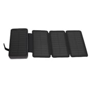 Solar Charger Power Bank,20000mAh Portable Phone Charger with Dual USB Ports LED Light for Camping Emergency