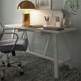 thumbnail image 2 of Allora Bureau d'Ordinateur Contemporain Blanc, 2 of 6