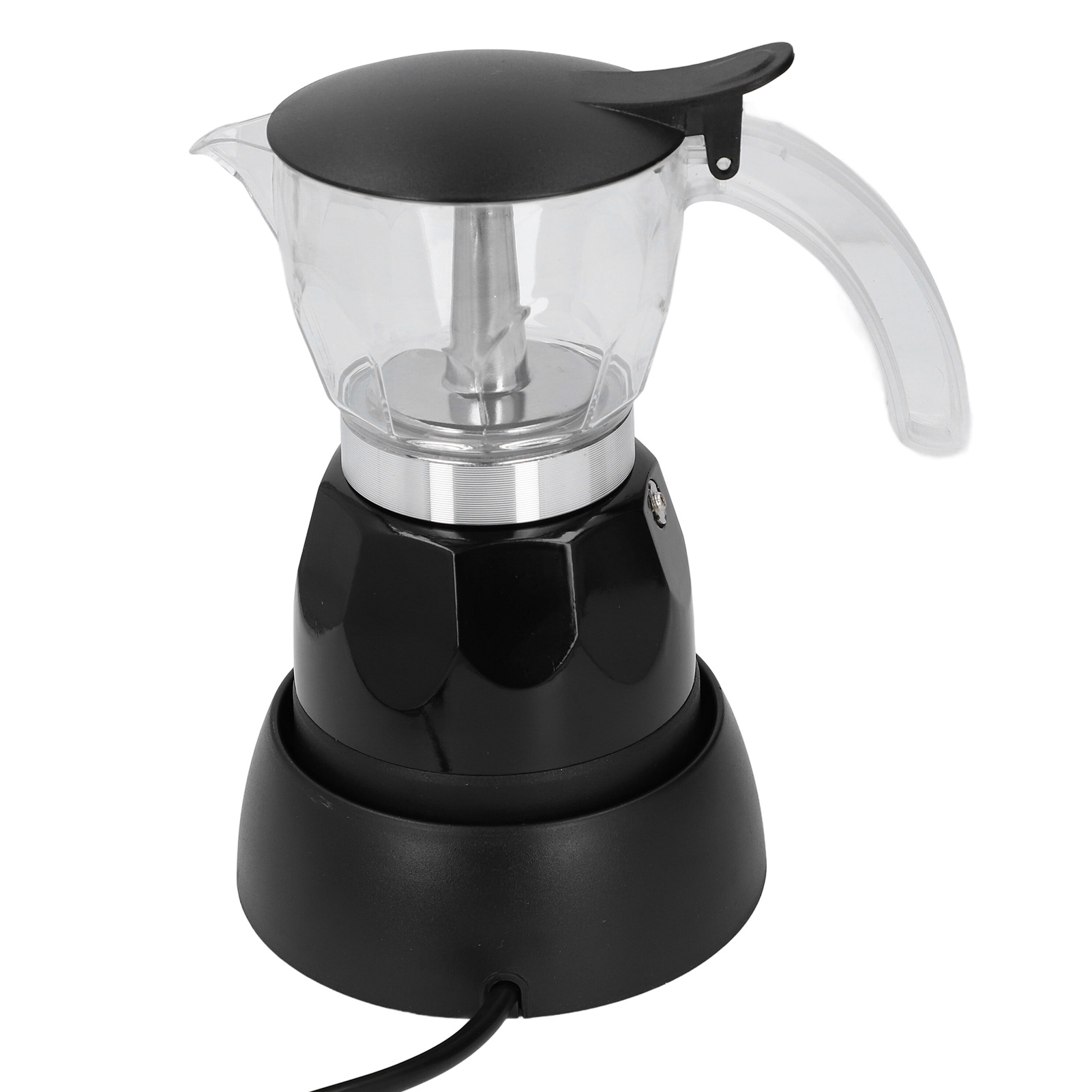 Electric Coffee Pot, Electric Coffee Maker Simple Cleaning Aluminum Alloy Plastic for Office