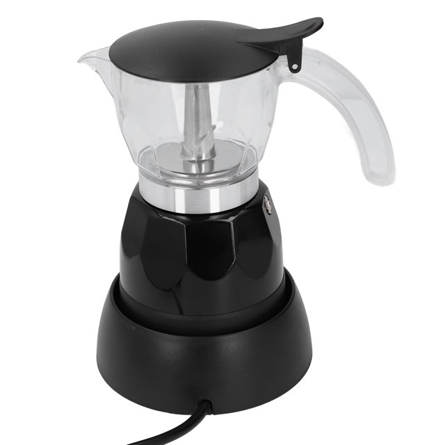 Electric Coffee Pot, Electric Coffee Maker Simple Cleaning Aluminum Alloy Plastic for Office