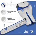 thumbnail image 1 of RDX F7 Gants de Boxe en Cuir, 10 Oz, Bleu, 1 of 7