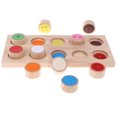 thumbnail image 3 of Jeu de Correspondance Montessori en Bois avec Cylindres Colorés pour, 3 of 8