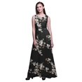 thumbnail image 1 of Bimba Robe Longue Débardeur Maxi pour Femme à Col Rond Imprimée, Robe de Soirée - Petit, 1 of 5
