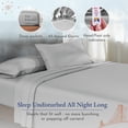 thumbnail image 4 of California Design Den Sheet Sets, Natural 100% Cotton Sheets, Soft Luxury 400 Thread Count Sateen Bedding Sheets Set, Deep Pocket Cooling Sheets, 4 of 8
