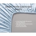 thumbnail image 2 of 500 Thread Count 4 Piece Quality Sheet Set 21 Inch Deep Pocket 100% Egyptian Cotton Solid Pattern, 2 of 4