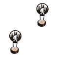 thumbnail image 1 of Youkk Iron Made Candle Holders With Exquisite Craft For Halloween Decoration Chilling Candlestick K 2Set, 1 of 6