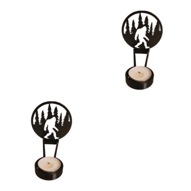 Youkk Iron Made Candle Holders With Exquisite Craft For Halloween Decoration Chilling Candlestick K 2Set