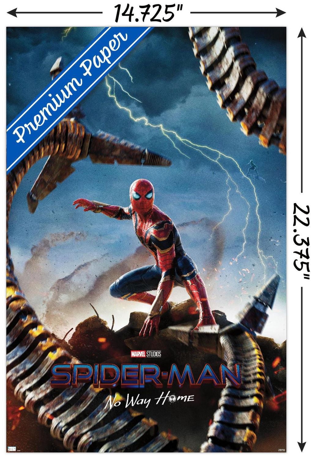 Marvel Spider-Man: No Way Home - Teaser Wall Poster