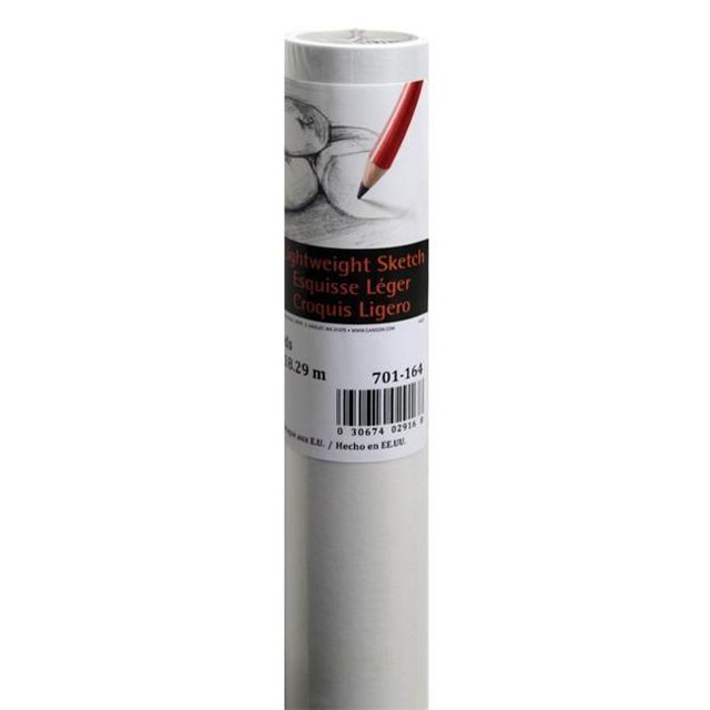 Canson C100510821 Rouleau de Croquis 24 Po x 20 Verges Blanc
