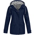 thumbnail image 1 of Women’s Waterproof, Softshell Rain Jacket, Outdoor, Breathable, Packable, Transition, Lightweight Jacket with Hood for Spring, Autumn, Hiking, Trekking, Cycling, 1 of 5