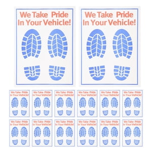 KAKOWELY car paper floor mats 60pcs White Car Paper Floor Mats Disposable Auto Floor Mats Vehicles Floor Covers Protector Detailing Detail Wash Temporary