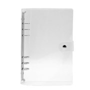 1 x Transparent PVC File Folder Loose-leaf Notebook Binder Diary Scheduler School Office Supplies