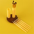 thumbnail image 2 of Pinceaux de Maquillage Professionnels pour les Yeux, Ensemble Cosmétique + Tube Rond 5 Pcs, 2 of 5