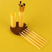 TopLLC Eyeshadow Makeup Eye Eyeshadow Brush Brushes Cosmetic Set+Round Tube 5Pcs Makeup brush