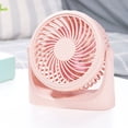 thumbnail image 4 of Boovnll Desk Fan, Adjustable High Speed USB Rechargeable Table Fan Lightweight Compact Quiet Small Fan for Home, Bedroom, Office, Travel, Camping, RVs, Summer Gift, Mini Fan - Fan, 4 of 5