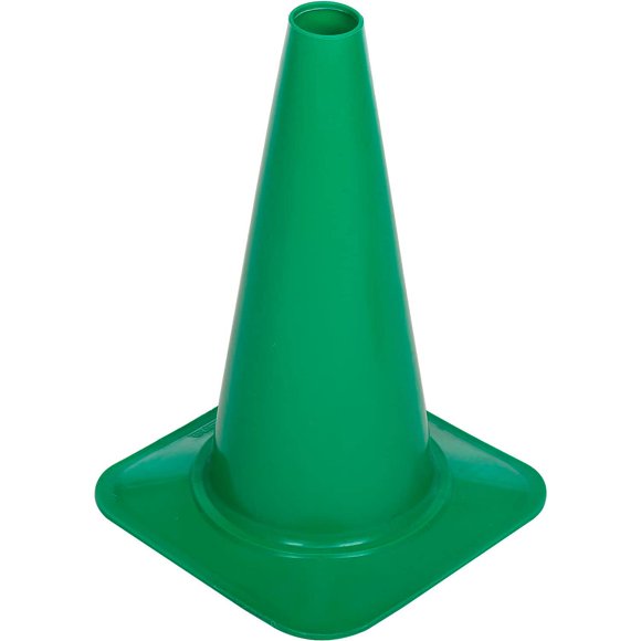 Cortina Cône de Sport, Polyéthylène 03-500-40, Hauteur 18 Pouces, Vert