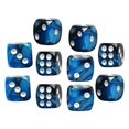thumbnail image 3 of Acrylic Six Sided Dices Set Party Toys 12mm D6 Opaque for Role Playing RPG Board Game Math Teaching black, 3 of 6