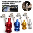 thumbnail image 2 of Baohd 2 Valves Anti-Bruit Sifflet Roue de Ver Superchargeur Embout Sonore Voiture Argentsifflet Bas Accessoires de Simulateur de Roue Noir S, 2 of 6