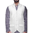 thumbnail image 4 of Atasi Kurta Pyjama pour Homme en Coton avec Veste, Ensemble Ethnique Mandarin Indien, 4 of 5