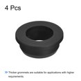 thumbnail image 3 of Unique Bargains Support à Oeillets en Caoutchouc Dia 1-3/8 Pieds (34,8 mm) Rond Type T pour Protection de Fil, Lot de 4, 3 of 5