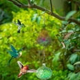 thumbnail image 4 of Wzzjkit Painted Hummingbird Shaped Feeder Wind Chime Outdoor Pendant Sunlight Refractor, 4 of 6
