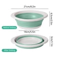 thumbnail image 3 of Collapsibles Wash Basin Portable And Space Saving Multi Function Use Large And High Capacity Student Dormitory Washbasin Back School Supplies, 3 of 6