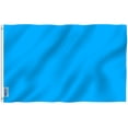 thumbnail image 1 of ANLEY Fly Breeze 3x5 Foot Solid Light Blue Flag - Plain Light Blue Flags Polyester, 1 of 6