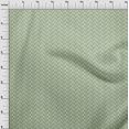 thumbnail image 4 of oneOone Velvet Olive Green Fabric Geometric Sewing Craft Projects Fabric Prints By Yard 58 Inch Wide, 4 of 4