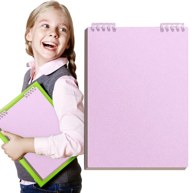 AKEGAMN Clearance! Top Bound Notebook 3 Color A5 Size Thick Plastic Hardcover 8mm Ruled Paper 60 Sheets (120 Pages) Journal For School And Size: A5 size, (21 cm x 14 cm), 8 mm ruled pages Colors: 4