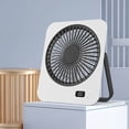 thumbnail image 1 of Boovnll Desk Fan, Adjustable High Speed USB Rechargeable Digital Display Table Fan Quiet Small Fan for Home, Bedroom, Office, Travel, Kitchen, Camping, RVs, Summer Gift, Mini Fan - Fan, 1 of 6