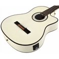 thumbnail image 2 of Family Series Pro Solid Top Thinline Acoustic-Electric Nylon Classical Guitar with Bag, 2 of 4