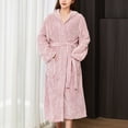 thumbnail image 1 of LSLJS Long Bath Robe for Womens Plush Soft Fleece Bathrobes Nightgown Ladies Pajamas Sleepwear Housecoat, 1 of 8