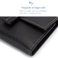 thumbnail image 3 of pitrice Leather Women Purse Rectangular Trifold for Zipper Hasp Stylish Card Holder Photo Folder Wallet Notecase Birthday Gift Gold Brown 1Set, 3 of 6