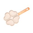 thumbnail image 3 of Heart Egg Pan Small Pancake Pan Omelet Pan Cookware Wood Handle Aluminium Alloy, 3 of 9
