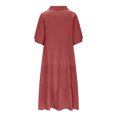 thumbnail image 4 of Gspmoly Robes pour Femmes, Robe Longue d'Été Décontractée pour Femmes à Col Rond Uni Sans Manches, Robes de Cocktail pour Femmes Offres du Jour, 4 of 5