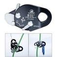 thumbnail image 2 of facefd Safety Arborist Rope Grab Rock Tree Climbing Stop Grab Mountaineering Adjuster 2200KG Descender Pulley Device Black, 2 of 9