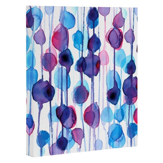 Deny Designs 20" Cmykaren Abstract Watercolor Art Canvas